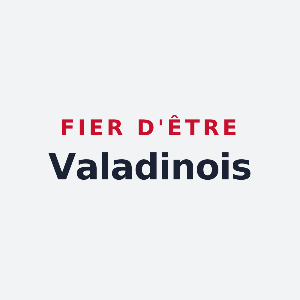 Poster « Fier d'être Valadinois » — design pour Valady