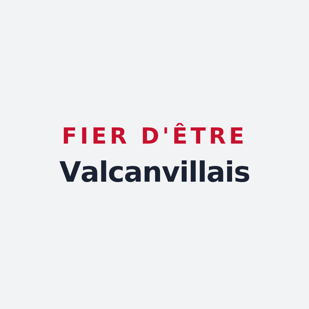 Poster « Fier d'être Valcanvillais » — design pour Valcanville
