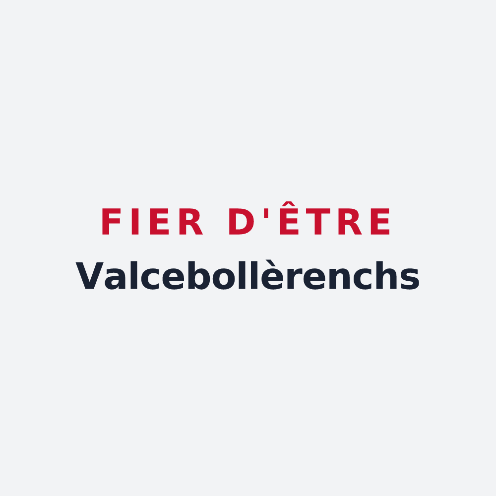Poster « Fier d'être Valcebollèrenchs » — design pour Valcebollère