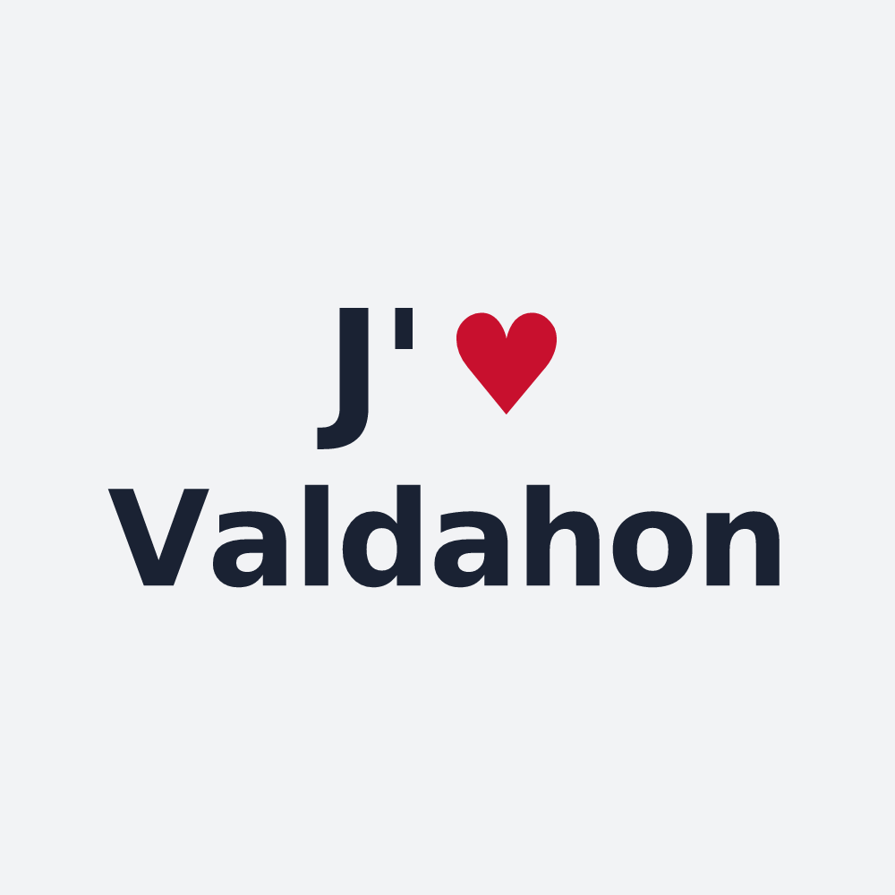 Poster personnalisé Valdahon — design J'aime Valdahon