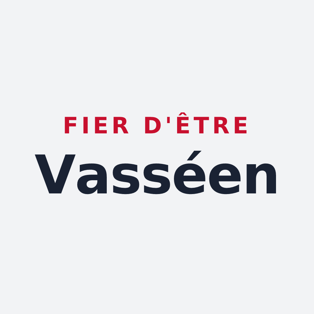 Poster « Fier d'être Vasséen » — design pour Valdallière