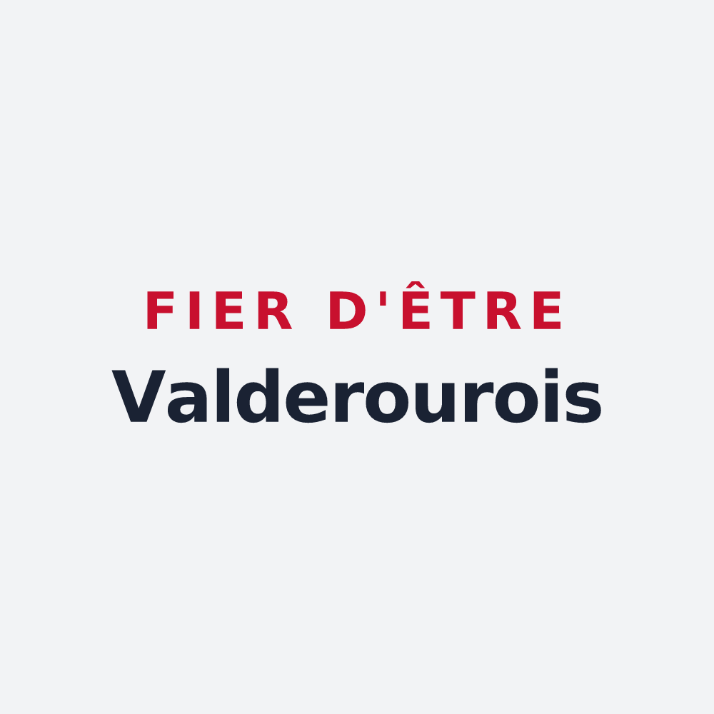 Poster « Fier d'être Valderourois » — design pour Valderoure