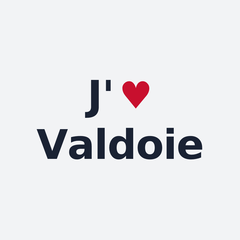 Poster personnalisé Valdoie — design J'aime Valdoie