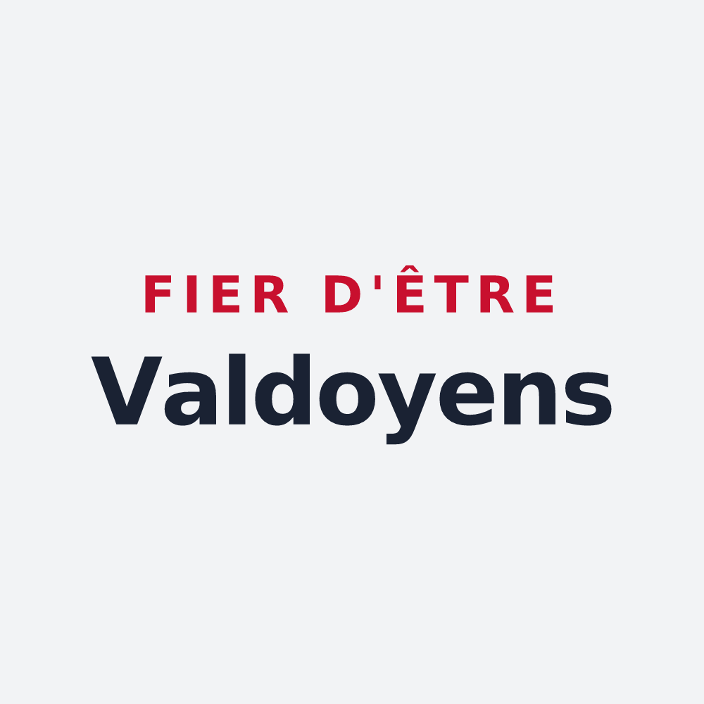 Poster « Fier d'être Valdoyens » — design pour Valdoie