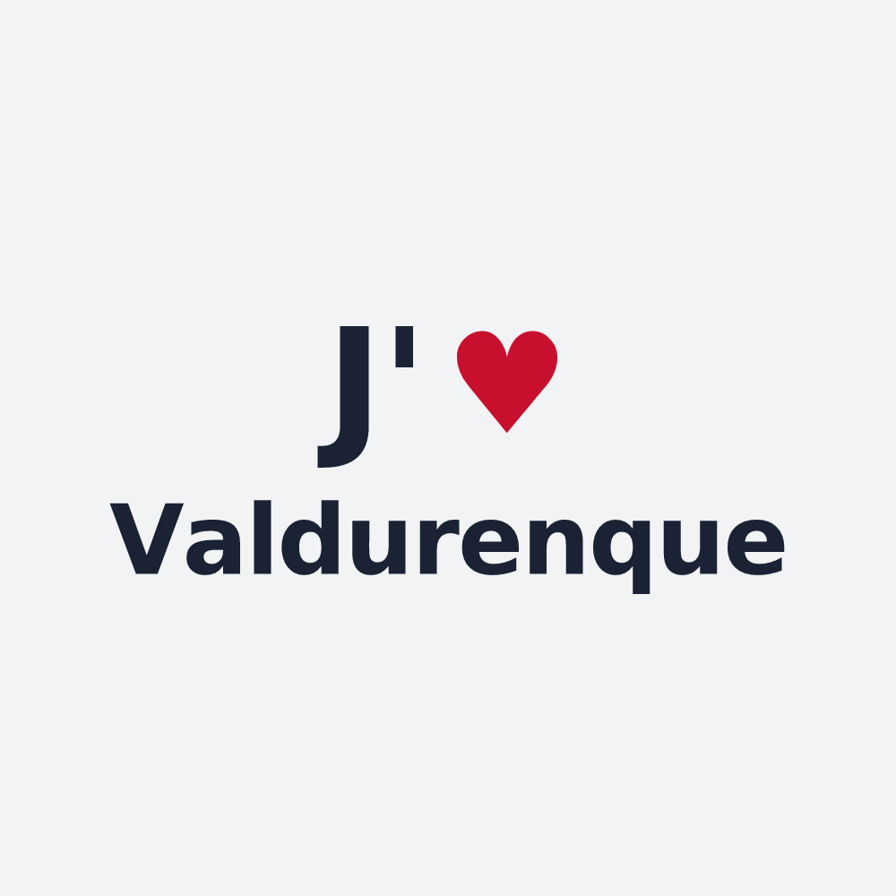 Poster personnalisé Valdurenque — design J'aime Valdurenque