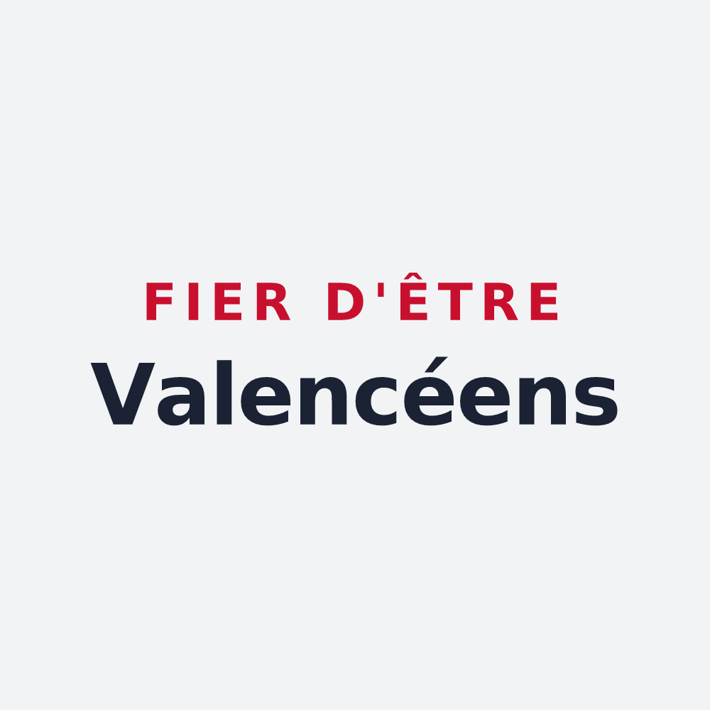 Poster « Fier d'être Valencéens » — design pour Valençay