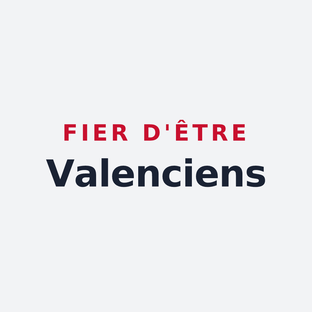 Poster « Fier d'être Valenciens » — design pour Valence-sur-Baïse