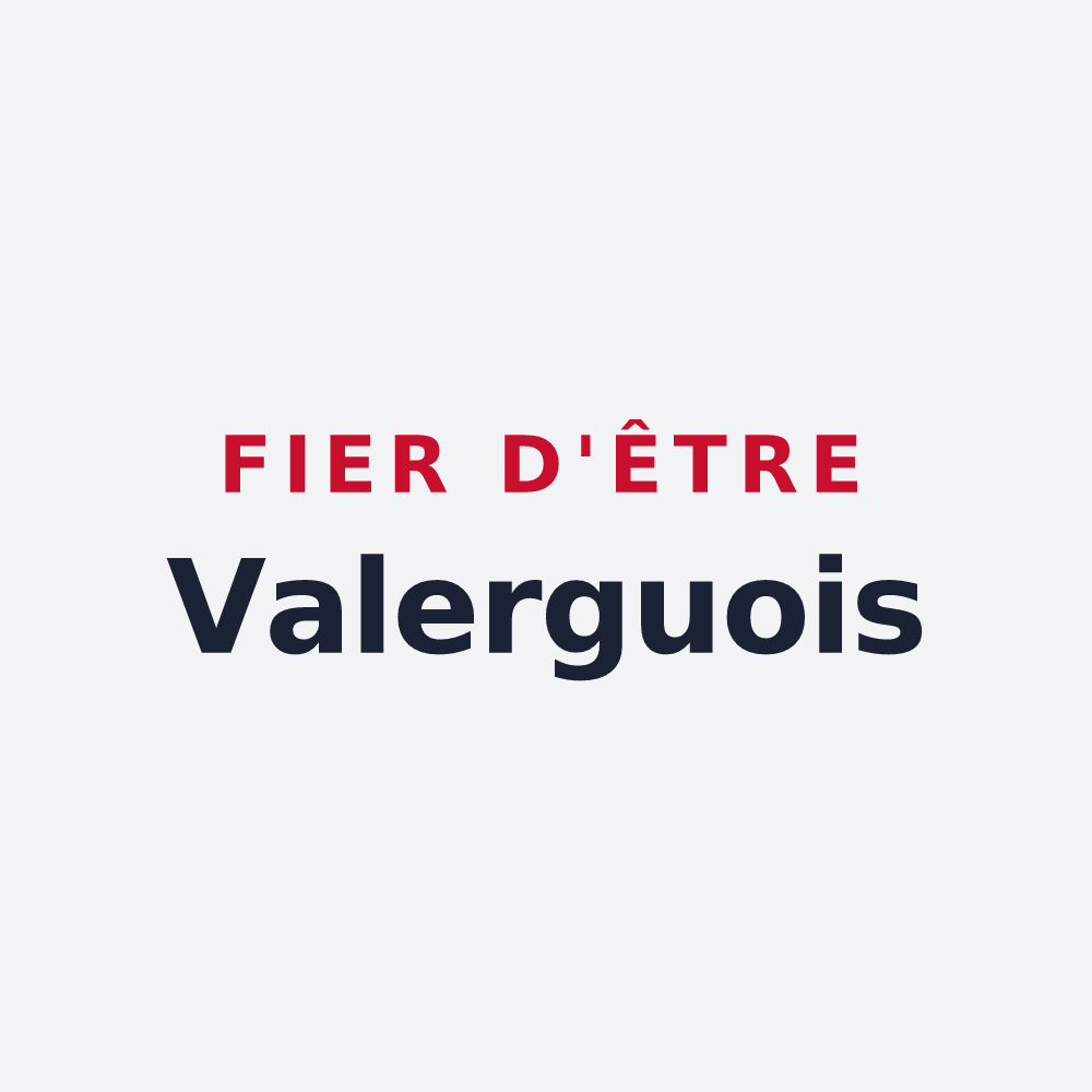 Poster « Fier d'être Valerguois » — design pour Valergues