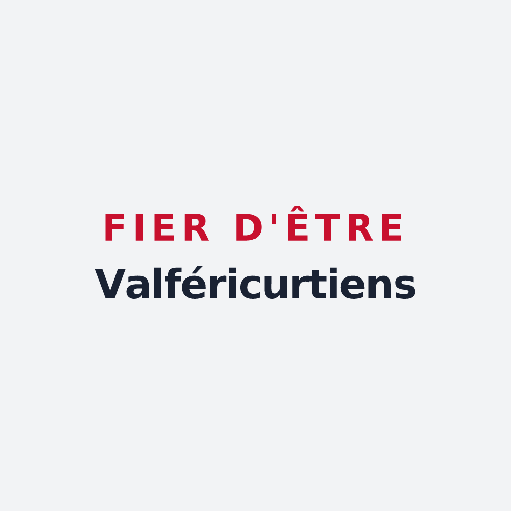 Poster « Fier d'être Valféricurtiens » — design pour Valfroicourt