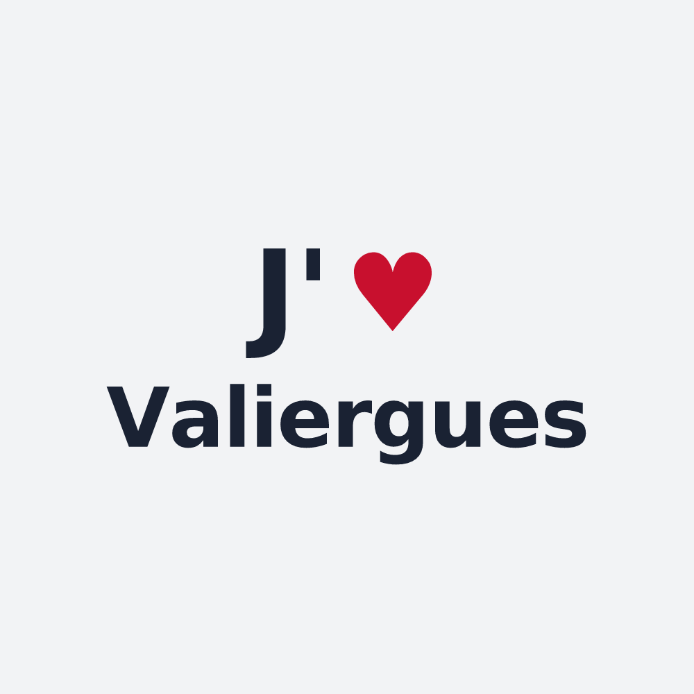 Poster personnalisé Valiergues — design J'aime Valiergues