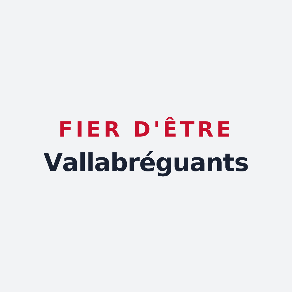 Poster « Fier d'être Vallabréguants » — design pour Vallabrègues