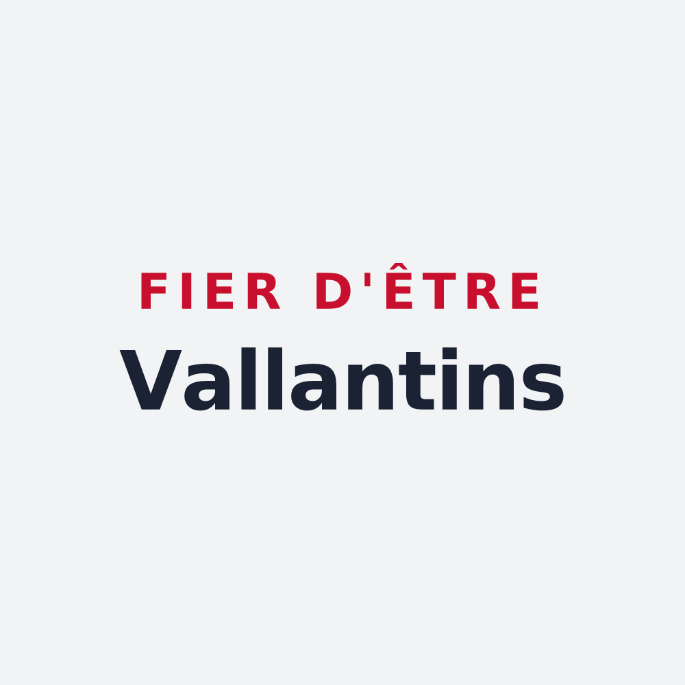 Poster « Fier d'être Vallantins » — design pour Vallant-Saint-Georges
