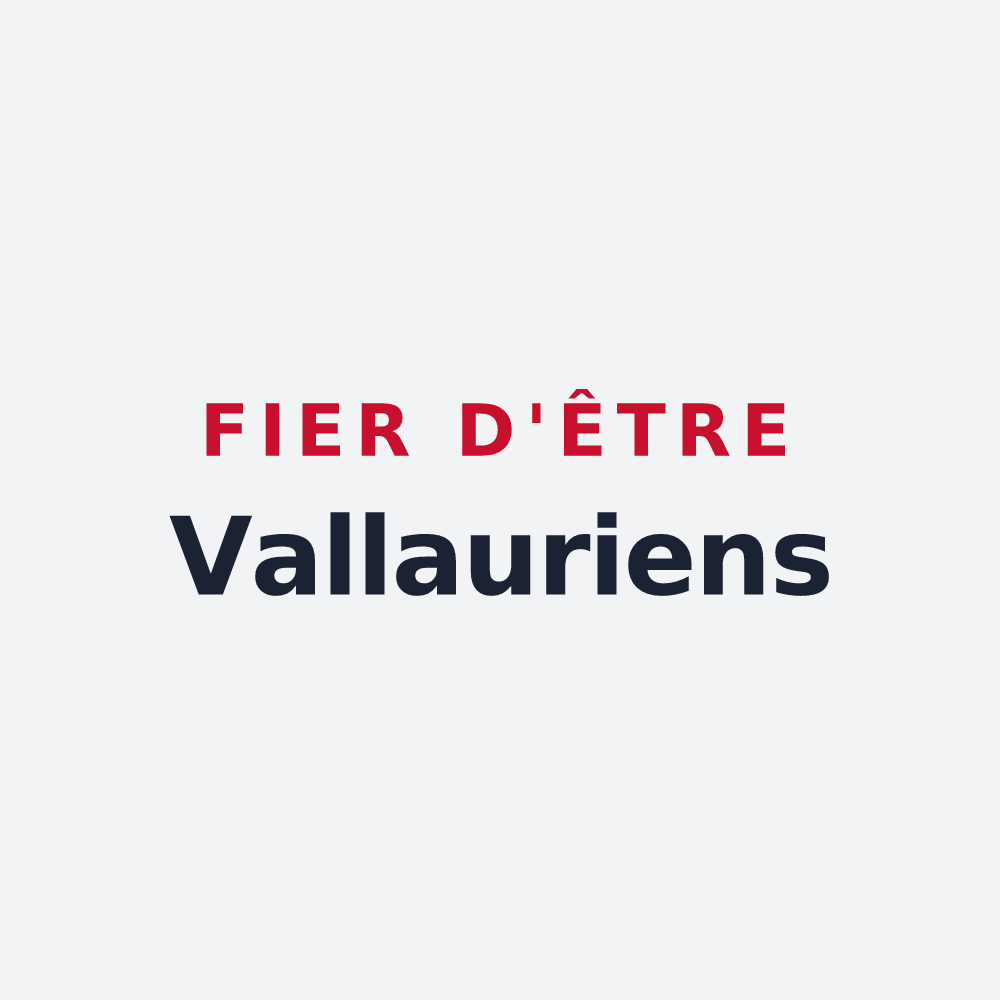 Poster « Fier d'être Vallauriens » — design pour Vallauris