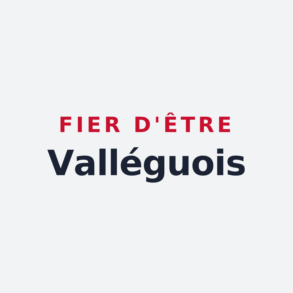 Poster « Fier d'être Valléguois » — design pour Vallègue