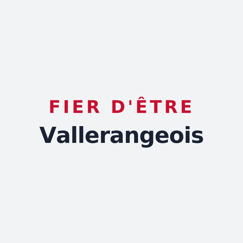 Poster « Fier d'être Vallerangeois » — design pour Vallerange