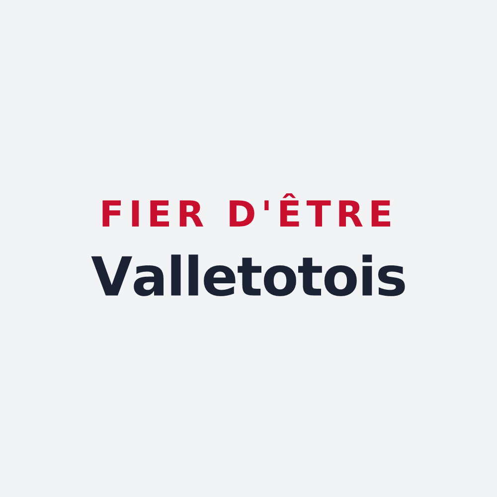 Poster « Fier d'être Valletotois » — design pour Valletot