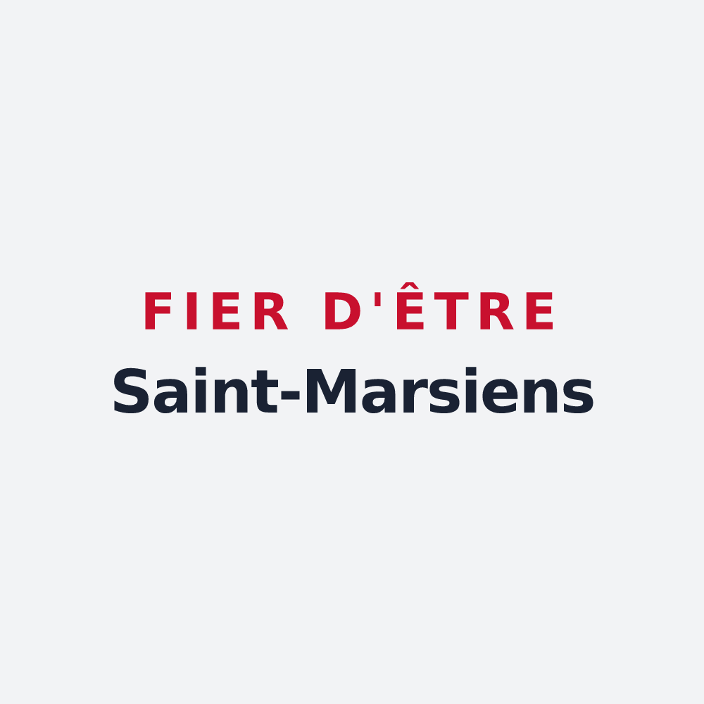 Poster « Fier d'être Saint-Marsiens » — design pour Vallons-de-l'Erdre