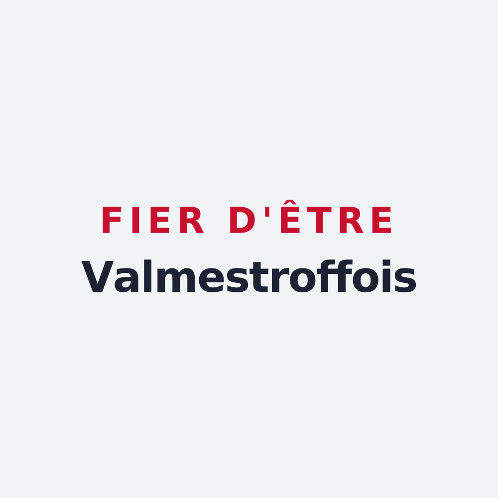 Poster « Fier d'être Valmestroffois » — design pour Valmestroff