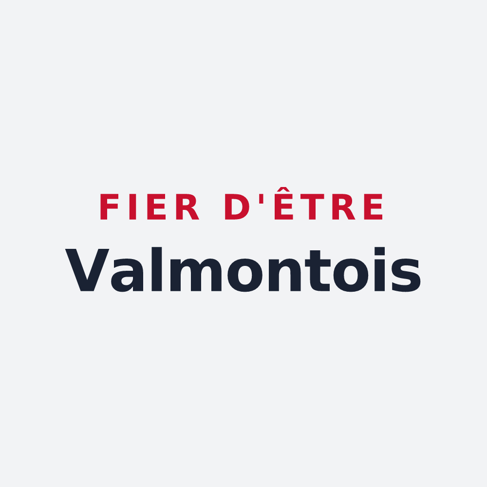 Poster « Fier d'être Valmontois » — design pour Valmont