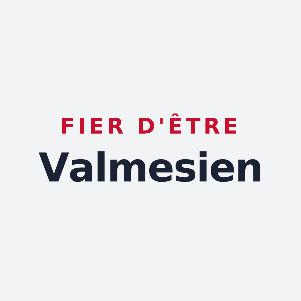 Poster « Fier d'être Valmesien » — design pour Valmy