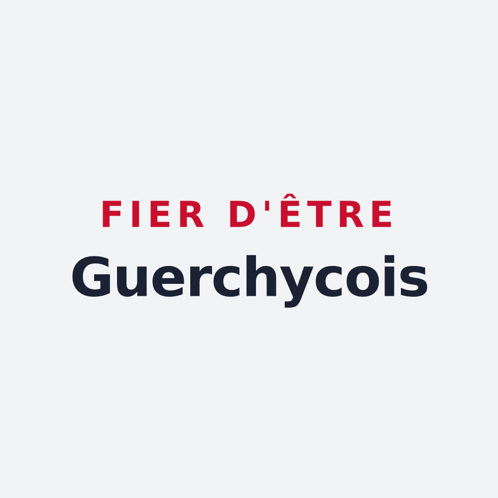 Poster « Fier d'être Guerchycois » — design pour Valravillon