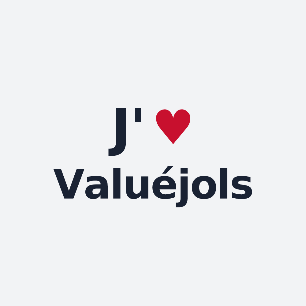 Poster personnalisé Valuéjols — design J'aime Valuéjols