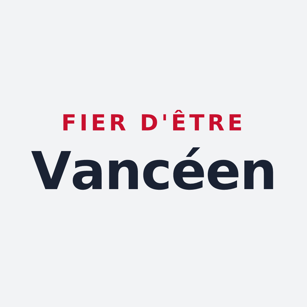 Poster « Fier d'être Vancéen » — design pour Vancé