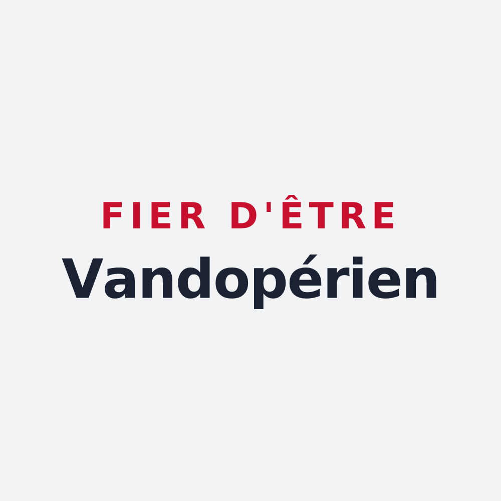 Poster « Fier d'être Vandopérien » — design pour Vandœuvre-lès-Nancy