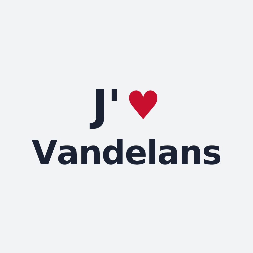 Poster personnalisé Vandelans — design J'aime Vandelans