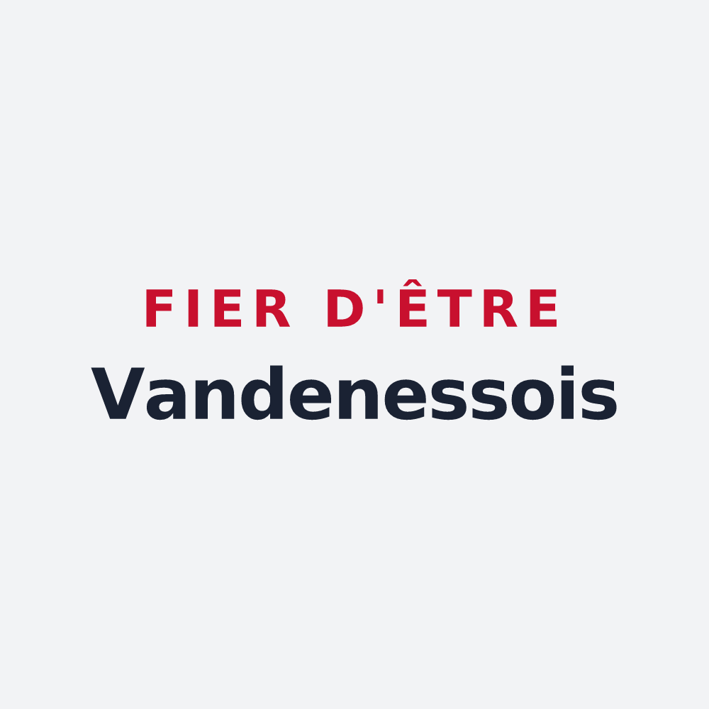 Poster « Fier d'être Vandenessois » — design pour Vandenesse