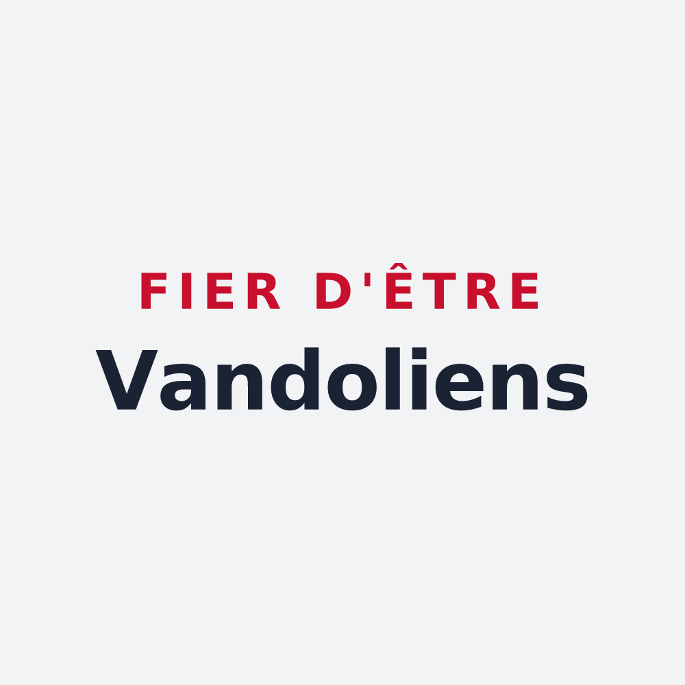 Poster « Fier d'être Vandoliens » — design pour Vandeuil