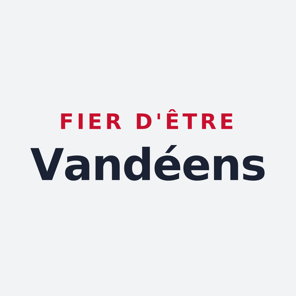 Poster « Fier d'être Vandéens » — design pour Vandy