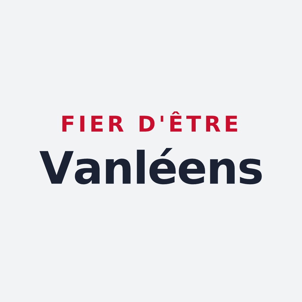 Poster « Fier d'être Vanléens » — design pour Vanlay