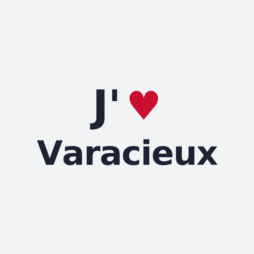Poster personnalisé Varacieux — design J'aime Varacieux