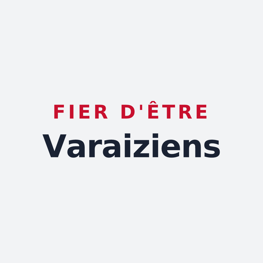 Poster « Fier d'être Varaiziens » — design pour Varaize