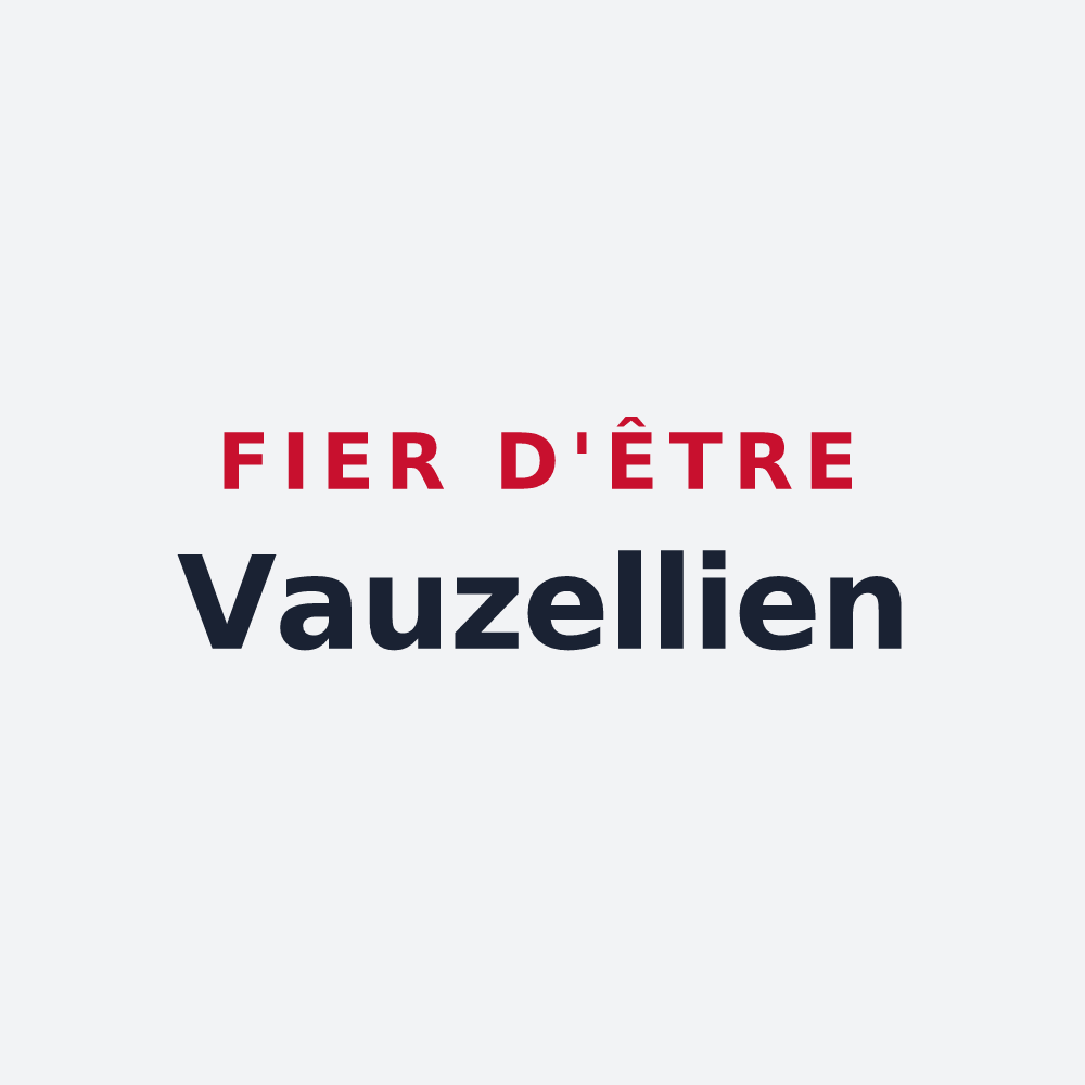 Poster « Fier d'être Vauzellien » — design pour Varennes-Vauzelles