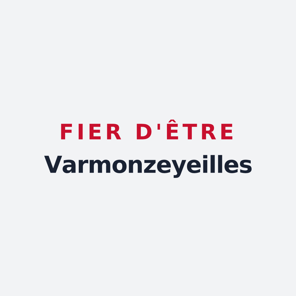 Poster « Fier d'être Varmonzeyeilles » — design pour Varmonzey