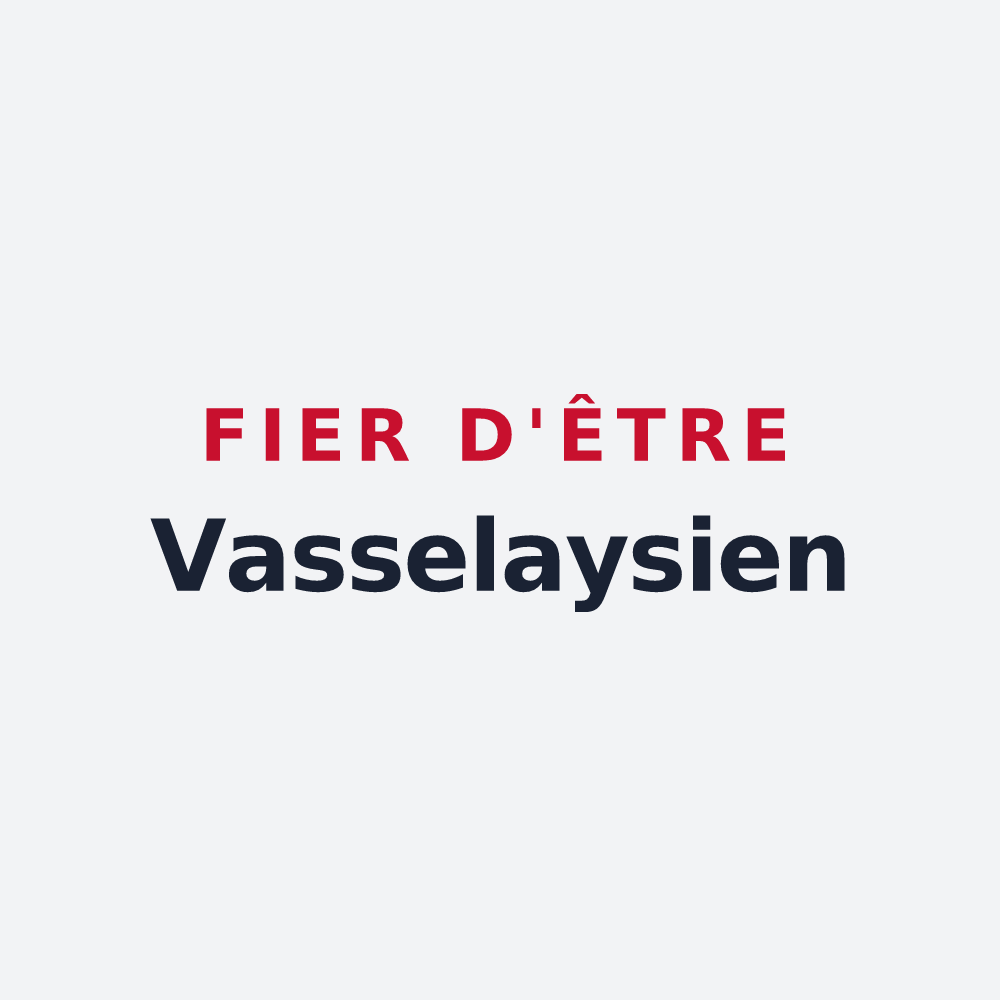 Poster « Fier d'être Vasselaysien » — design pour Vasselay