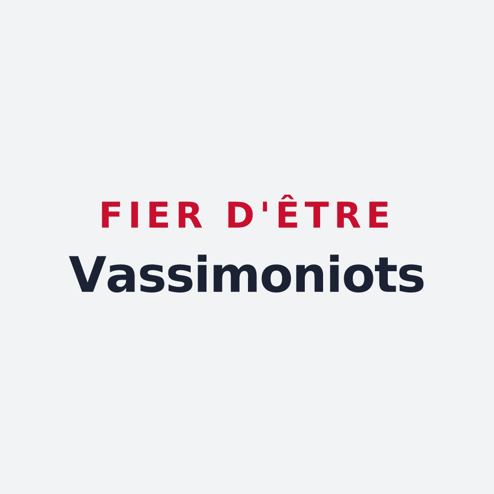 Poster « Fier d'être Vassimoniots » — design pour Vassimont-et-Chapelaine