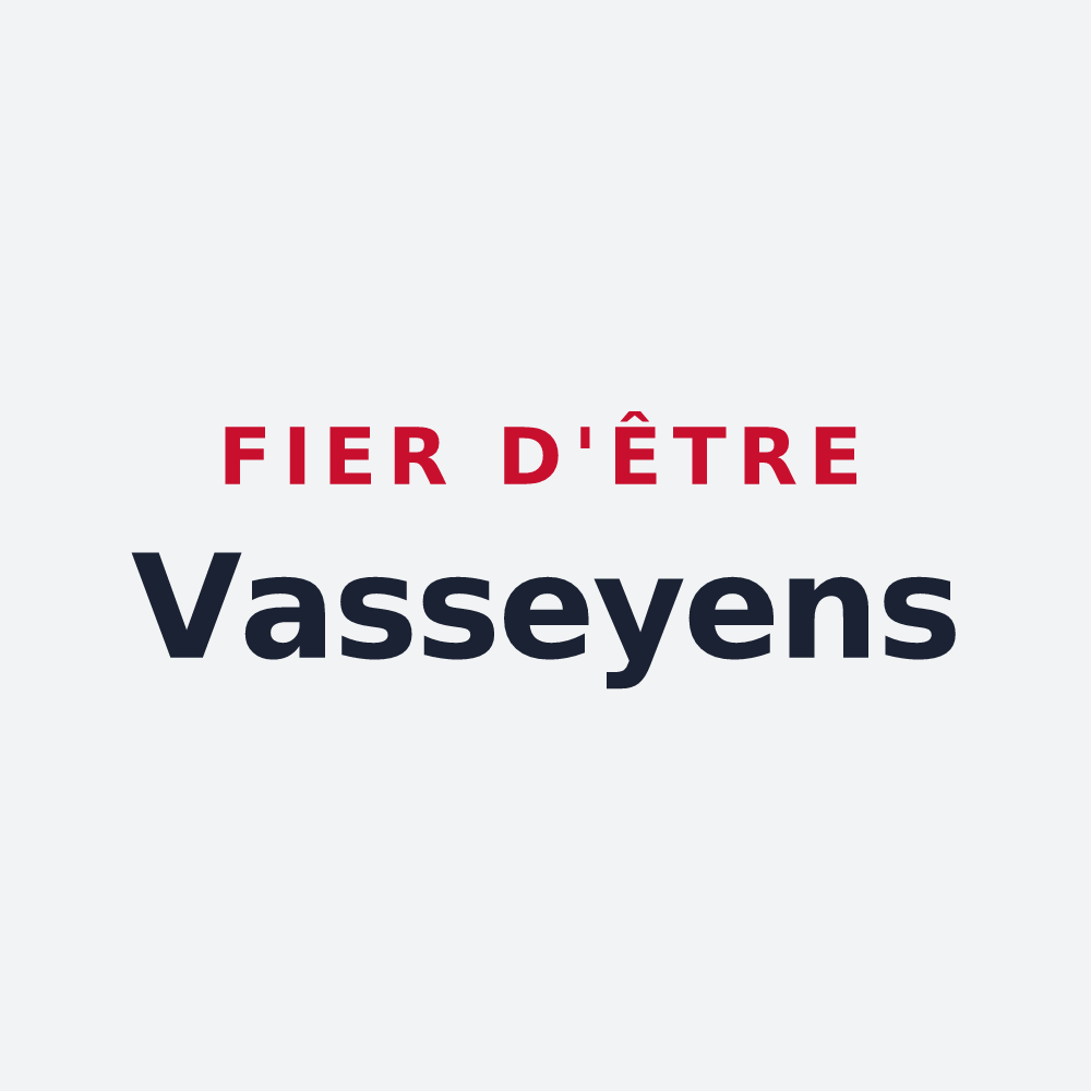 Poster « Fier d'être Vasseyens » — design pour Vassy-sous-Pisy