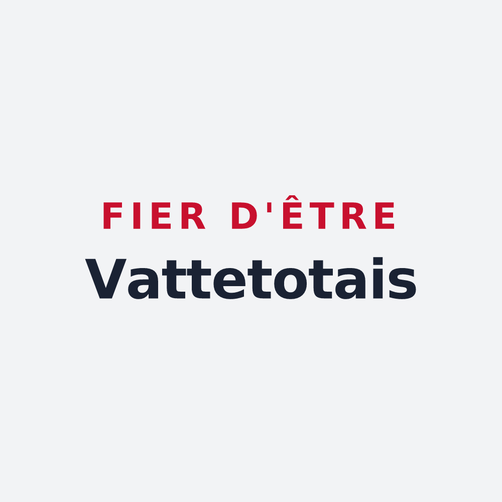 Poster « Fier d'être Vattetotais » — design pour Vattetot-sous-Beaumont