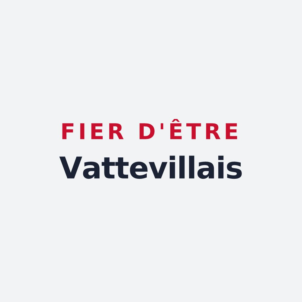 Poster « Fier d'être Vattevillais » — design pour Vatteville-la-Rue