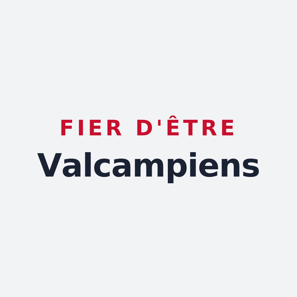 Poster « Fier d'être Valcampiens » — design pour Vauchamps