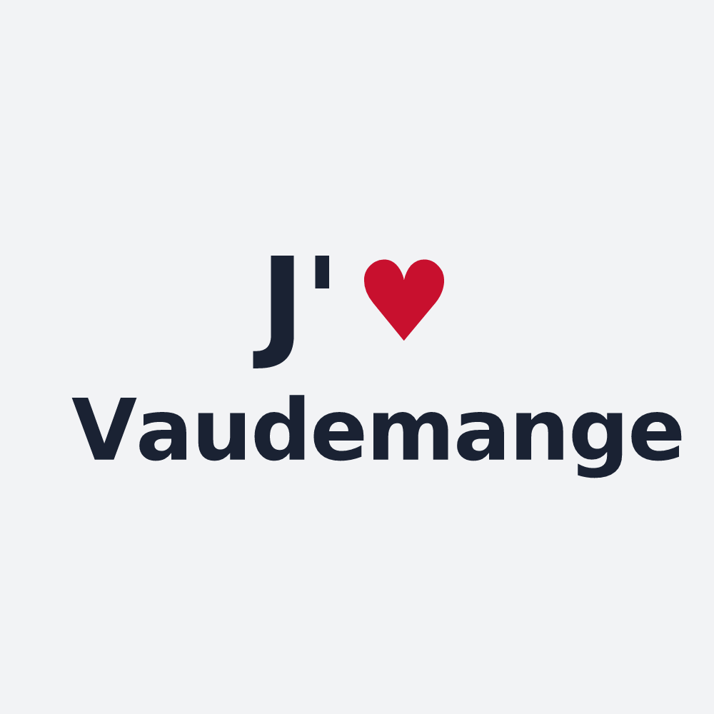 Poster personnalisé Vaudemange — design J'aime Vaudemange