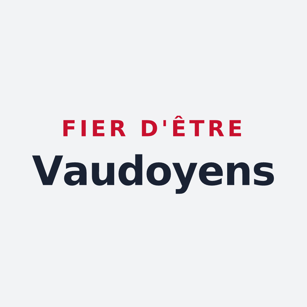 Poster « Fier d'être Vaudoyens » — design pour Vaudoy-en-Brie