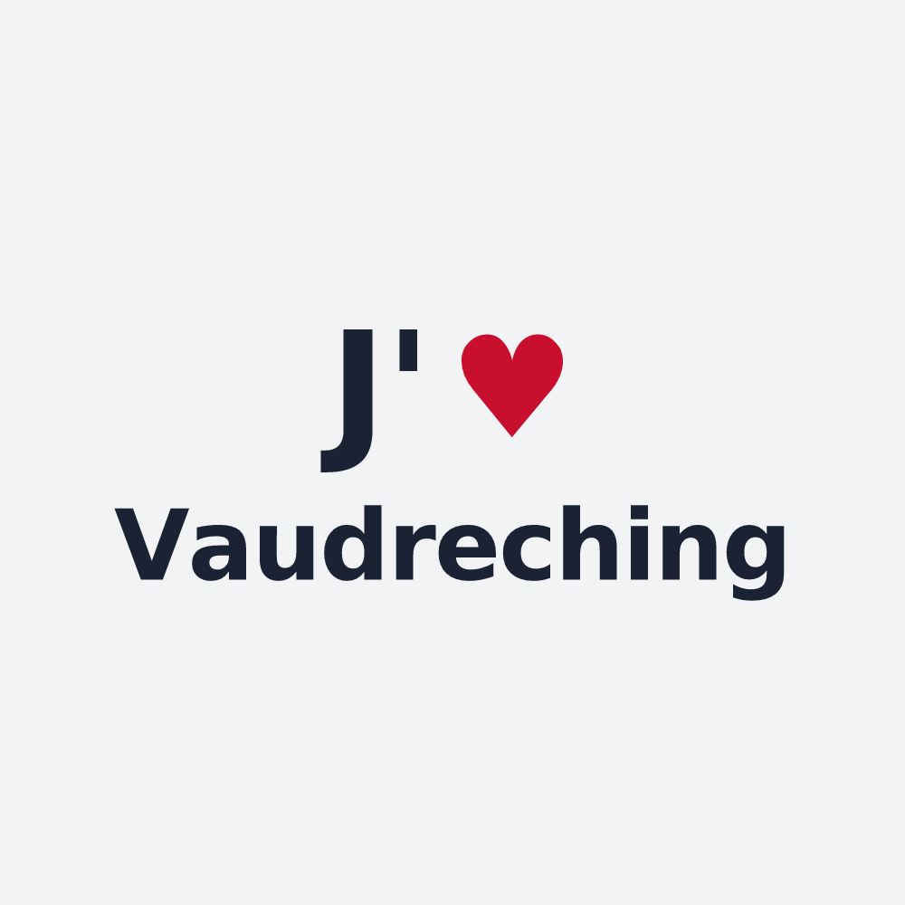 Poster personnalisé Vaudreching — design J'aime Vaudreching