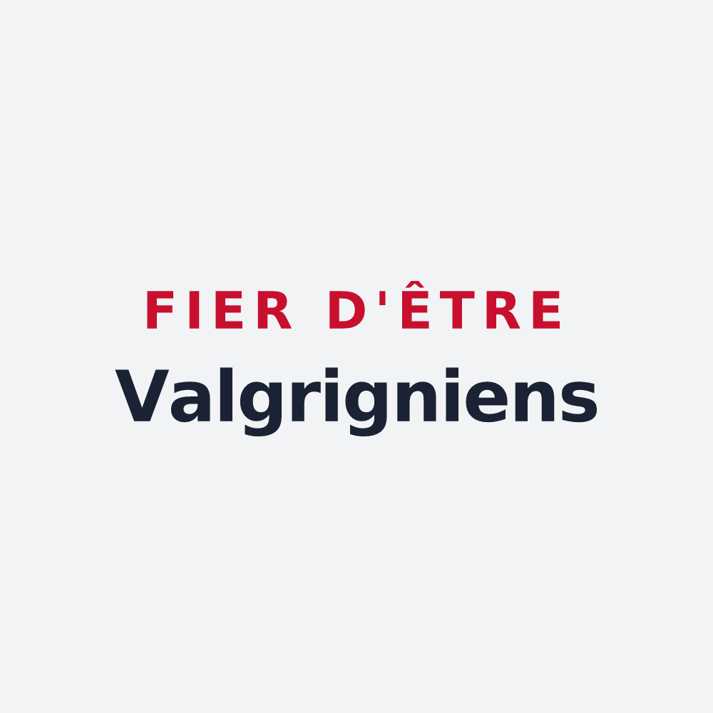 Poster « Fier d'être Valgrigniens » — design pour Vaugrigneuse