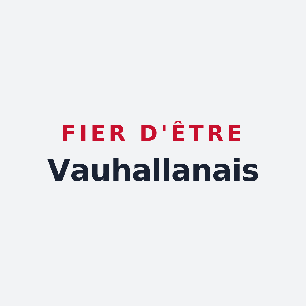 Poster « Fier d'être Vauhallanais » — design pour Vauhallan
