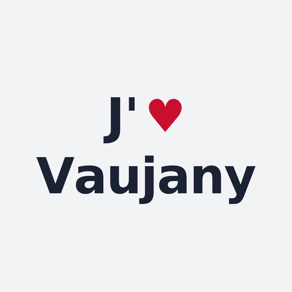 Poster personnalisé Vaujany — design J'aime Vaujany