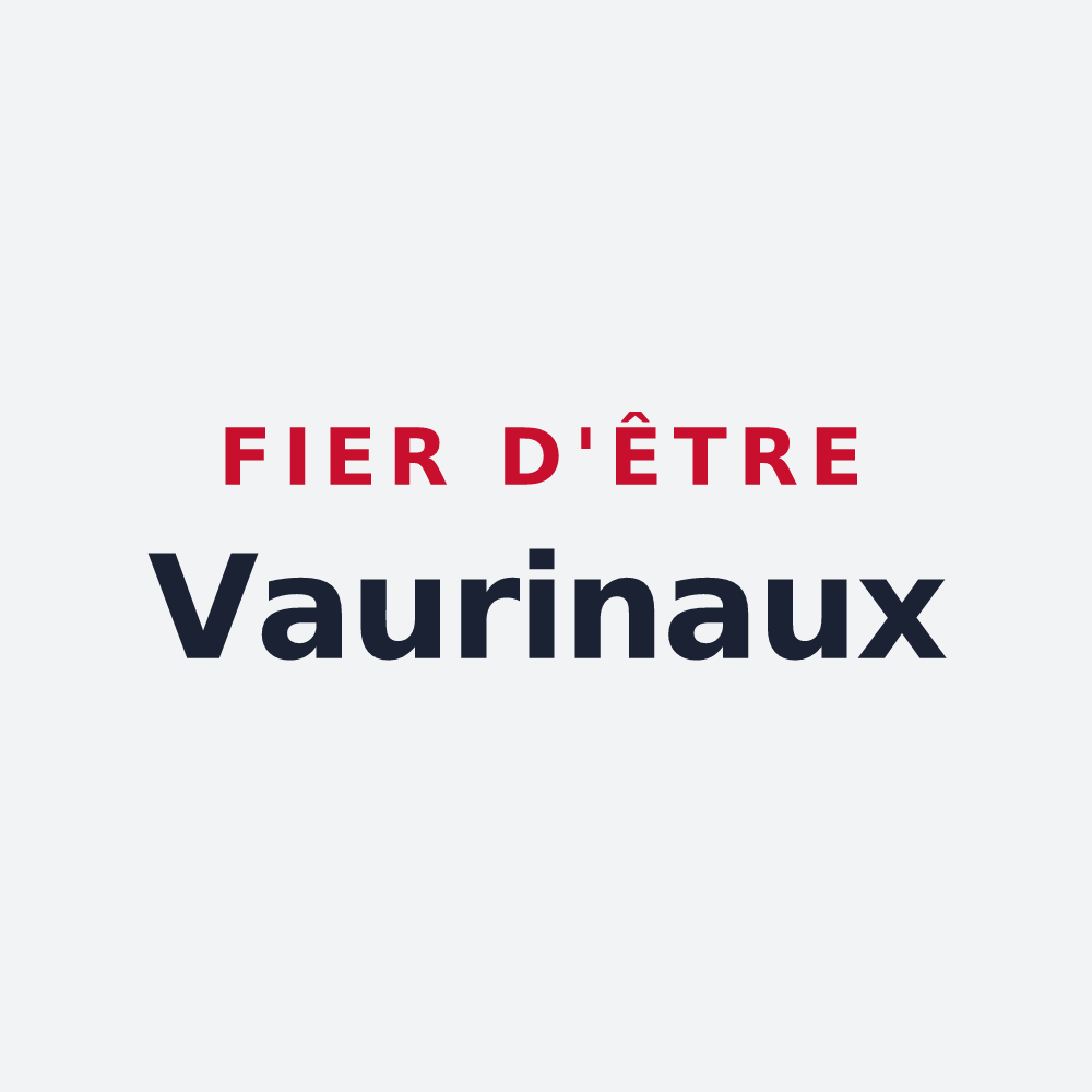 Poster « Fier d'être Vaurinaux » — design pour Vaulry